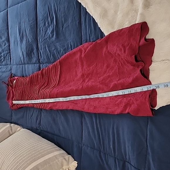 Tracy Reese Size 10 Burgundy Dress - Picture 14 of 16